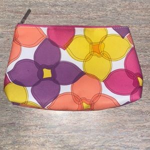 NEW Clinique flower cosmetic bag